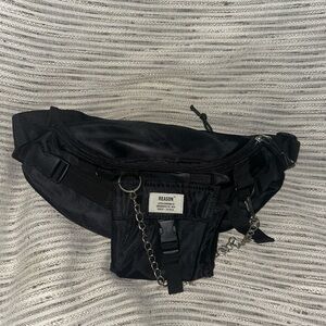 Black Crossbody Bag by Reason NYC